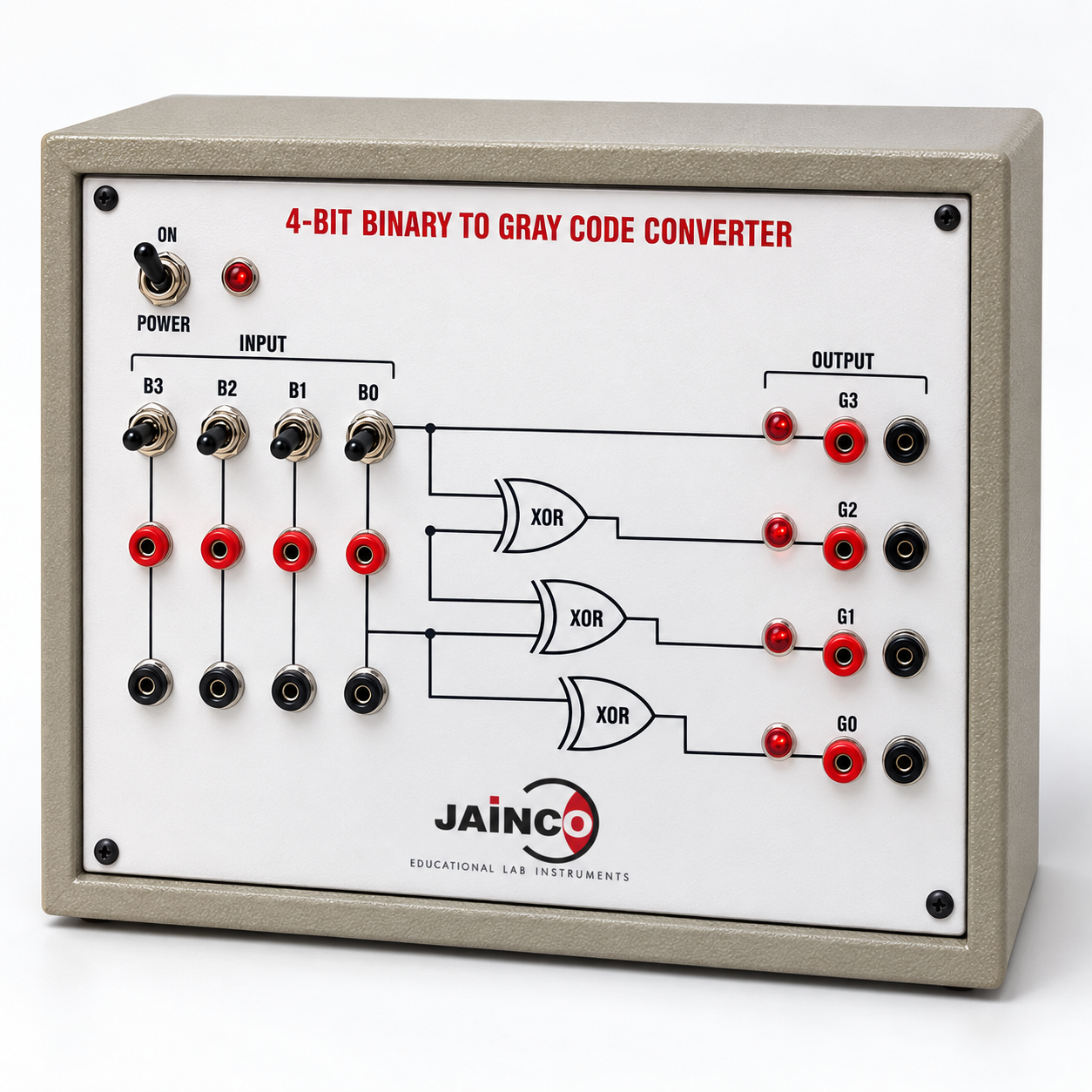 Study of 4 Bit Binary to Gray Code Convertor